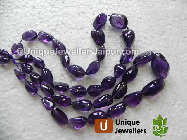 Amethyst Plain Nugget Beads